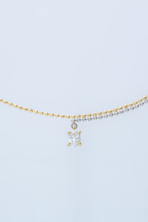 エネイ/ENEYの【受注生産】PIXEL0.1カラットオーバルチェーンネックレス(150200/150201)