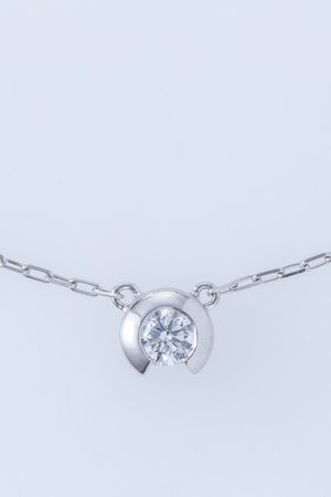 エネイ/ENEYの【受注生産】BEZEL PT900 0.１７カラットネックレス(150200/150201)