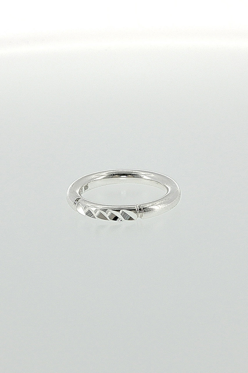 エネイ/ENEYのQuartz SV925ダイアゴナルカットリング(シルバー/035-01-2)