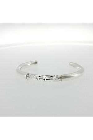 Quartz SV925ランダムカットバングル