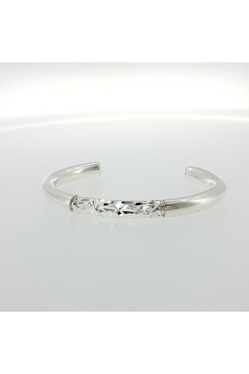 エネイ/ENEYのQuartz SV925ランダムカットバングル(シルバー/035-06-1)