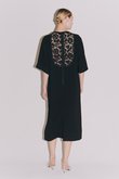 【Room no.8 BLACK】ジョーゼット バックレース ドレス