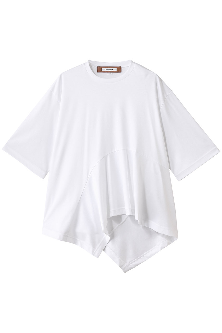 Room no.8 SMOOTH コットンドレープトップス (ホワイト, F) ルームエイト ELLE SHOP Room no.8 SMOOTH コットンドレープトップス (ホワイト, F) ルームエイト ELLE SHOP