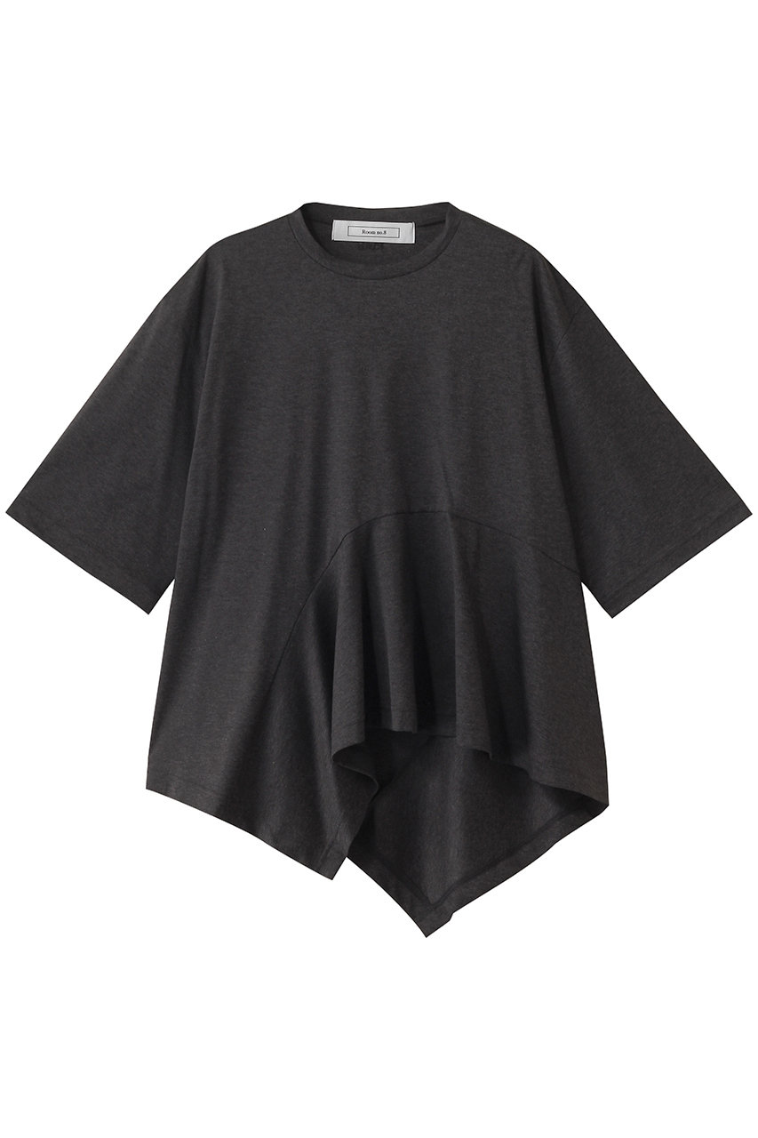 Room no.8 SMOOTH コットンドレープトップス (チャコールグレー, F) ルームエイト ELLE SHOP Room no.8 SMOOTH コットンドレープトップス (チャコールグレー, F) ルームエイト ELLE SHOP