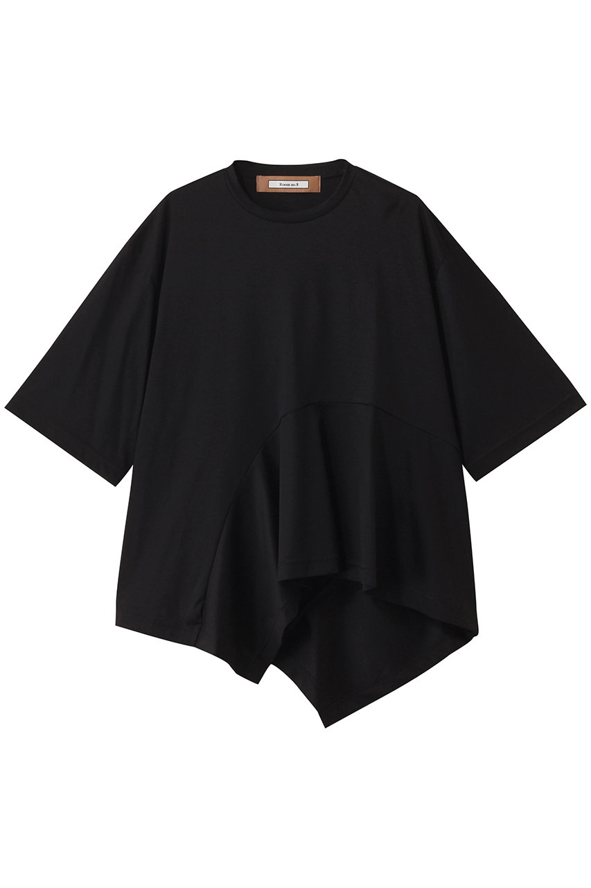 Room no.8 SMOOTH コットンドレープトップス (ブラック, F) ルームエイト ELLE SHOP Room no.8 SMOOTH コットンドレープトップス (ブラック, F) ルームエイト ELLE SHOP