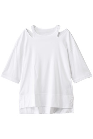 ルームエイト/Room no.8のSMOOTH コットン ネックオープントップス(110100/110102)