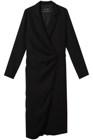 ルームエイト/Room no.8の【Room no.8 BLACK】ジョーゼット ラップドレス(110500/110503)