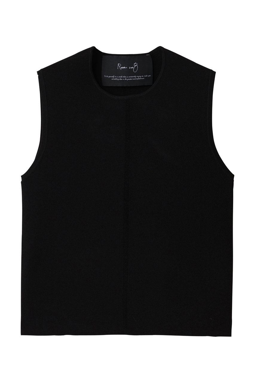 Room no.8 ニードル ノースリーブ トップス (ブラック, F) ルームエイト ELLE SHOP Room no.8 ニードル ノースリーブ トップス (ブラック, F) ルームエイト ELLE SHOP