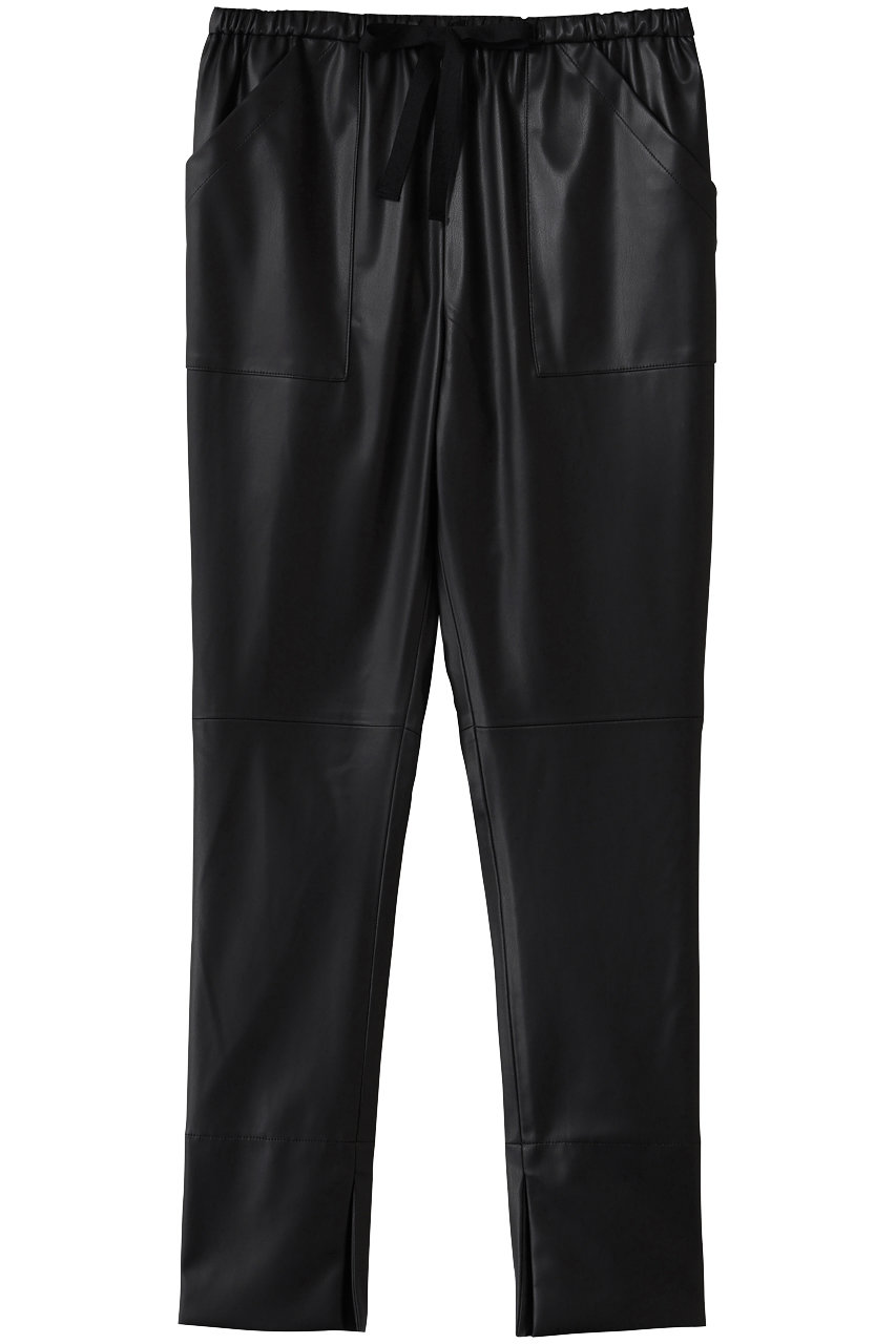 Room no.8 フェイクレザー ジョッパーズ (ブラック, 2) ルームエイト ELLE SHOP Room no.8 フェイクレザー ジョッパーズ (ブラック, 2) ルームエイト ELLE SHOP