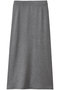 カシミヤ ロング タイト スカート ルームエイト/Room no.8 グレー