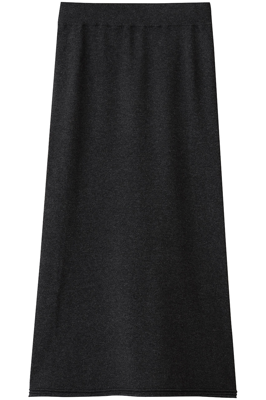 Room no.8 カシミヤ ロング タイト スカート (チャコールグレー, F) ルームエイト ELLE SHOP Room no.8 カシミヤ ロング タイト スカート (チャコールグレー, F) ルームエイト ELLE SHOP