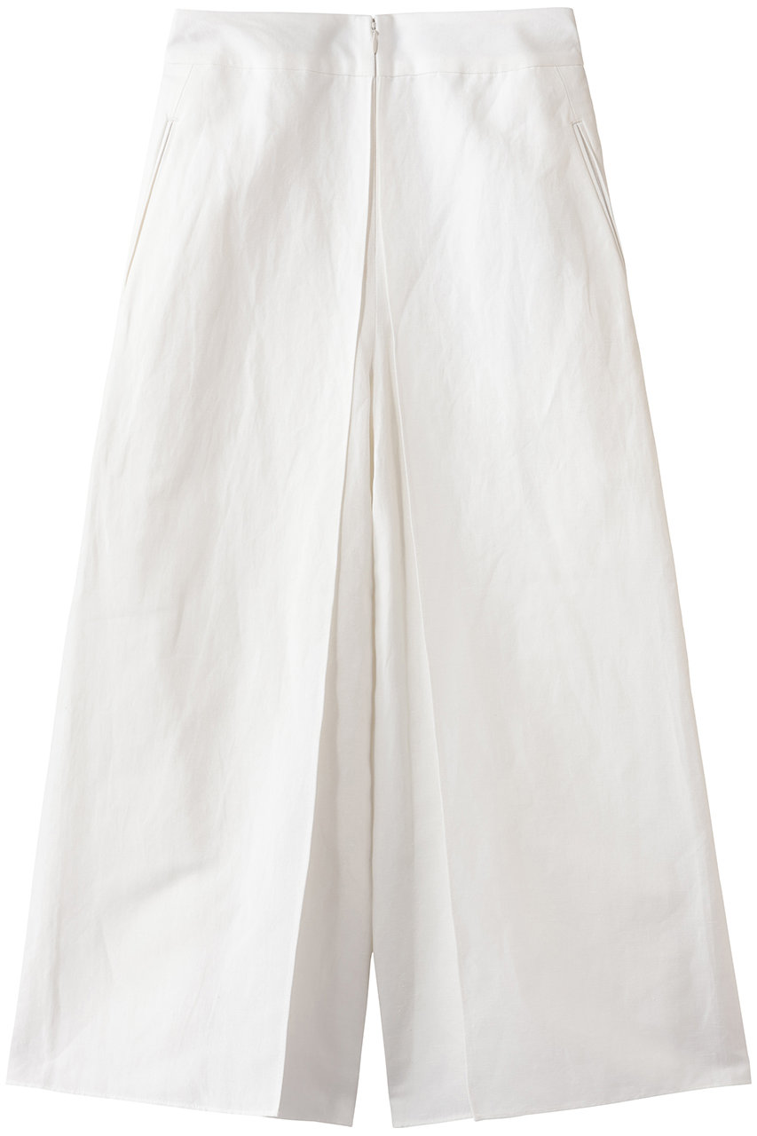 ルームエイト/Room no.8の【Room no.8 BLACK】LINEN ROLLED パンツ(ホワイト/BR8P-55-48520)