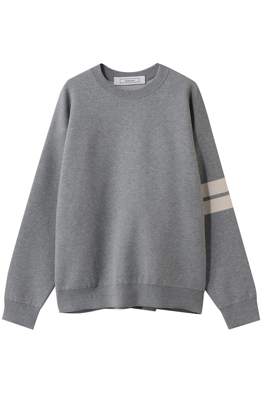 ルームエイト/Room no.8のDUAL LAYERED オーバーサイズ スウェット(グレー/R8KN-289)