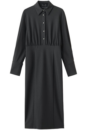 ルームエイト/Room no.8のAIR JERSEY パールボタン シャツドレス(110500/110503)