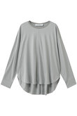 テンセル ラウンドヘム ロングスリーブ　Tシャツ
