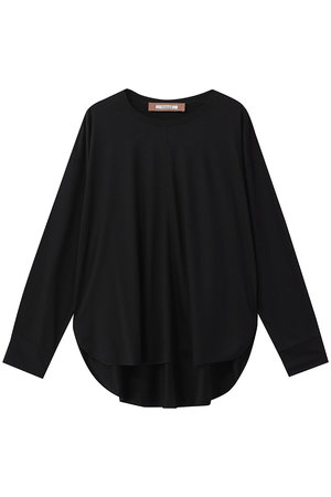 ルームエイト/Room no.8のテンセル ラウンドヘム ロングスリーブ　Tシャツ(110100/110103)