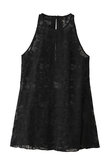 【Room no.8 BLACK】ペイズリー レース バイアス トップス