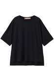 TENCEL ショルダー-スリット Tシャツ ルームエイト/Room no.8