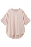 TENCEL ラウンドヘム ハーフスリーブ Tシャツ