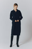 モヘア パールボタン ポロドレス