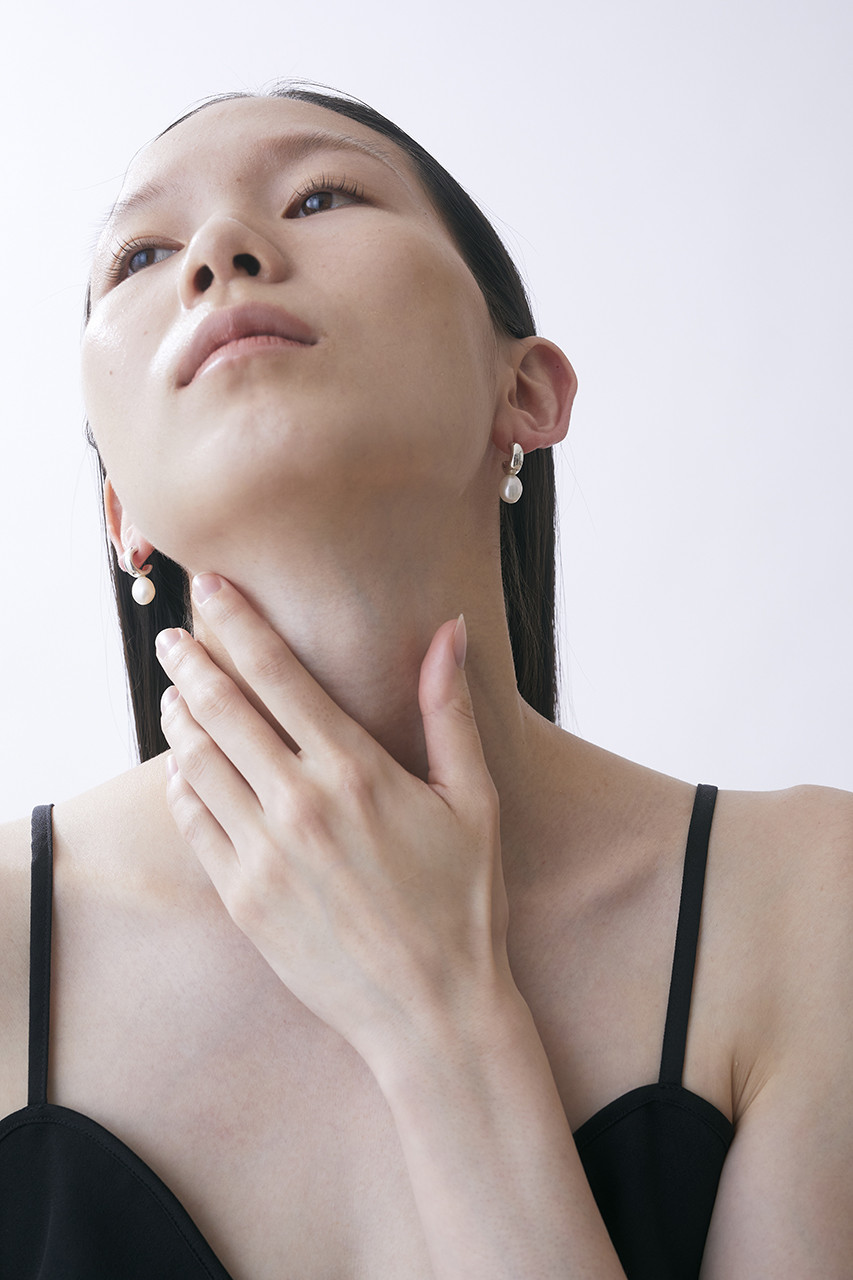 PLOW(プラウ)｜SUNNY C PEARL ピアス/シルバー の通販｜ELLESHOP