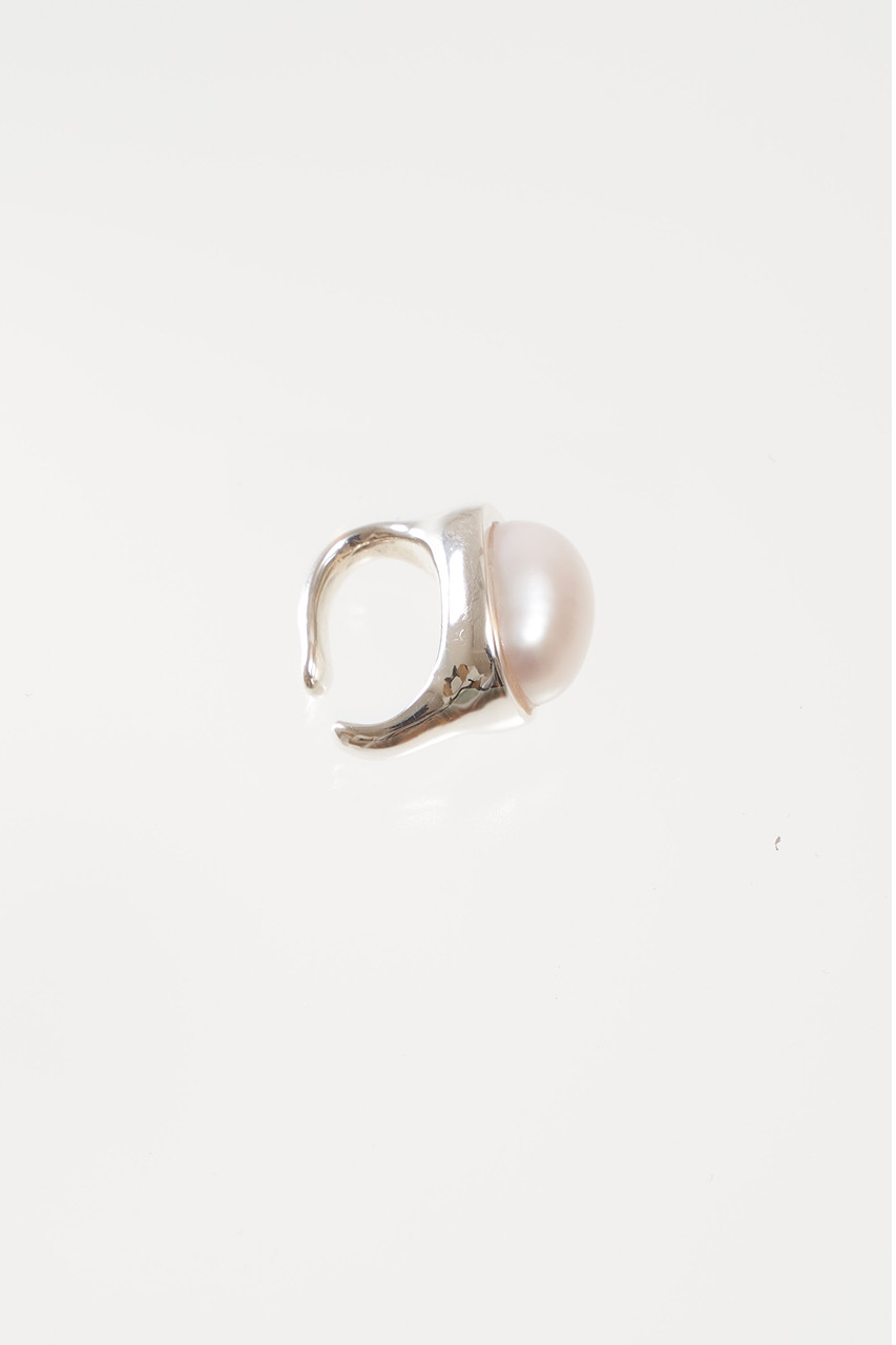 PLOW(プラウ)｜【予約販売】Pearl イヤーカフ（片耳用）/シルバー の