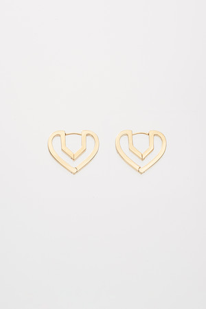 【わさびっこ】プラウPLOW ハート型ピアスMサイズ両耳用ピアス♥︎ PLOW｜プラウのピアス・イヤリング通販｜ELLE SHOP (エル・ショップ)