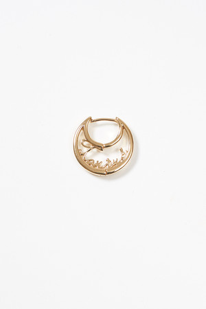 プラウ/PLOWのZodiac Moon ピアス（片耳用）(150100/150101)