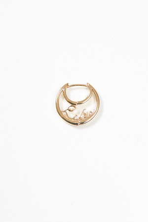 プラウ/PLOWのZodiac Moon ピアス（片耳用）(150100/150101)