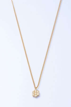 プラウ/PLOWのWith Water ネックレス（フラワー）