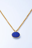 Oval ネックレス（ラピスラズリ/白蝶貝リバーシブル） プラウ/PLOW