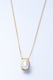 Pearl Top ネックレス（ゴールド） プラウ/PLOW