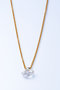 Cord ネックレス 70cm -Gold-Charm Herkimer Quartz プラウ/PLOW ゴールド