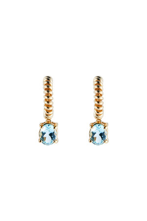 プラウ/PLOWのSpring Stone ピアス（ブルートパーズ）(150100/150101)