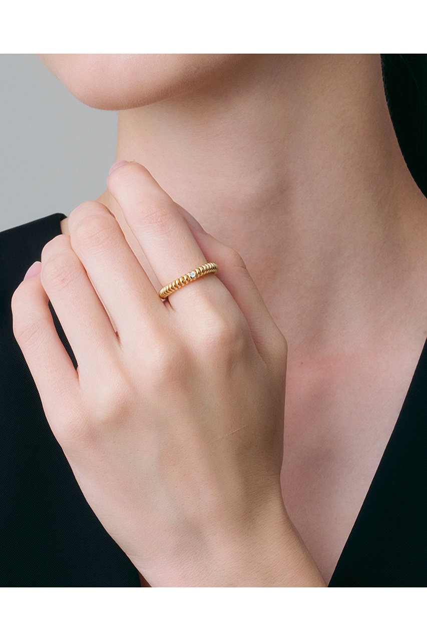 PLOW(プラウ)｜Spring Small Stone リング（ダイヤモンド）/ゴールド