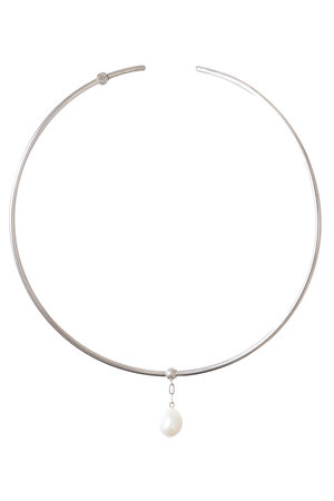 プラウ/PLOWのPearlチェーンチャーム チョーカー(150200/150203)