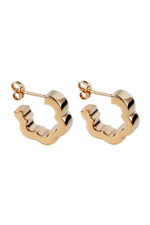 プラウ/PLOWのFlower Line ピアス（ペア）(150100/150101)