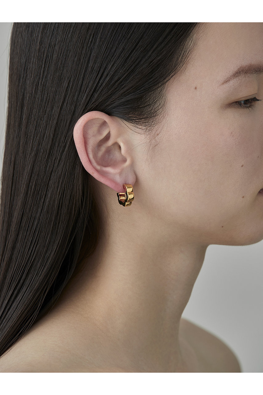 PLOW(プラウ)｜【予約販売】Flower Line ピアス（ペア）/ゴールド の