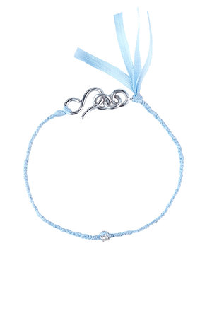 プラウ/PLOWのPure Silk ブレスレット（1粒ダイヤモンド付）(150300/150302)