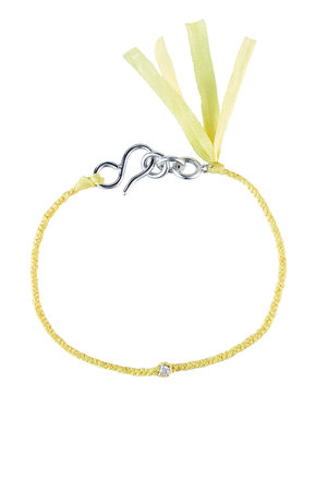 プラウ/PLOWのPure Silk ブレスレット（1粒ダイヤモンド付）(150300/150302)