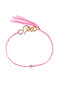 Pure Silk ブレスレット（1粒ダイヤモンド付） プラウ/PLOW ペールピンク