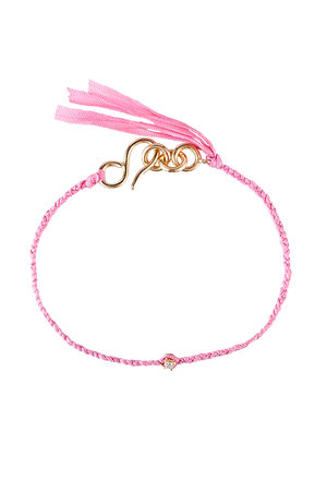 プラウ/PLOWのPure Silk ブレスレット（1粒ダイヤモンド付）(150300/150302)