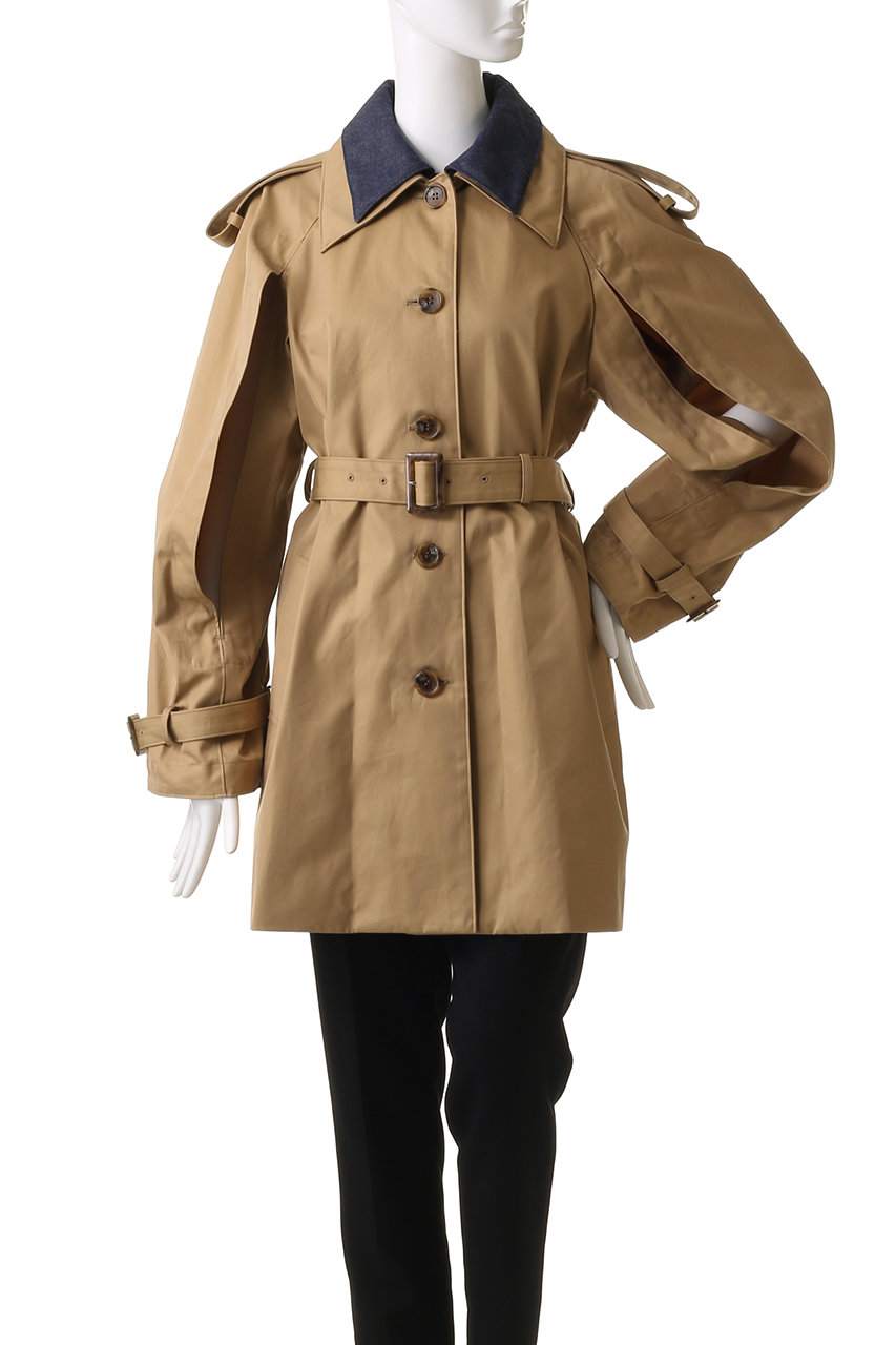 TEECHI(ティーチ)｜「ジャストキディングトレンチコート」チノコットン