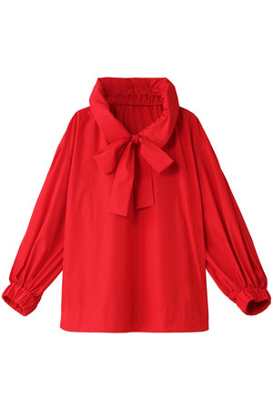 ティーチ/TEECHIの「ギャザリングリボンブラウス」リュクスタフタ(110400/110403)