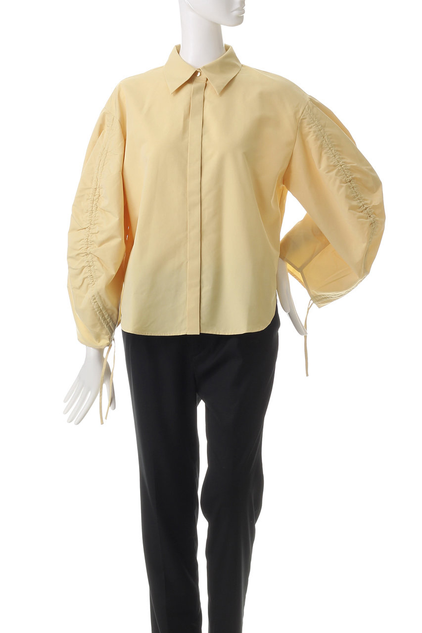 heve タフタバルーンブラウス　アイボリー heve タフタバルーンブラウス アイボリー