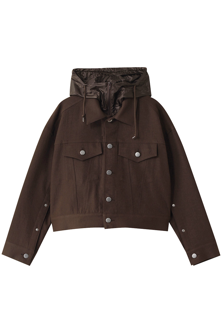 ティーチ/TEECHIのエアータッチツイルジャケット(ブラウン/TW01-SN1106BLK99)