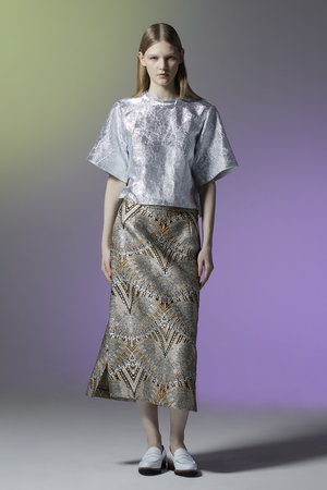 ティーチ/TEECHIのメタルジャカードタックスカート(110700/110702)