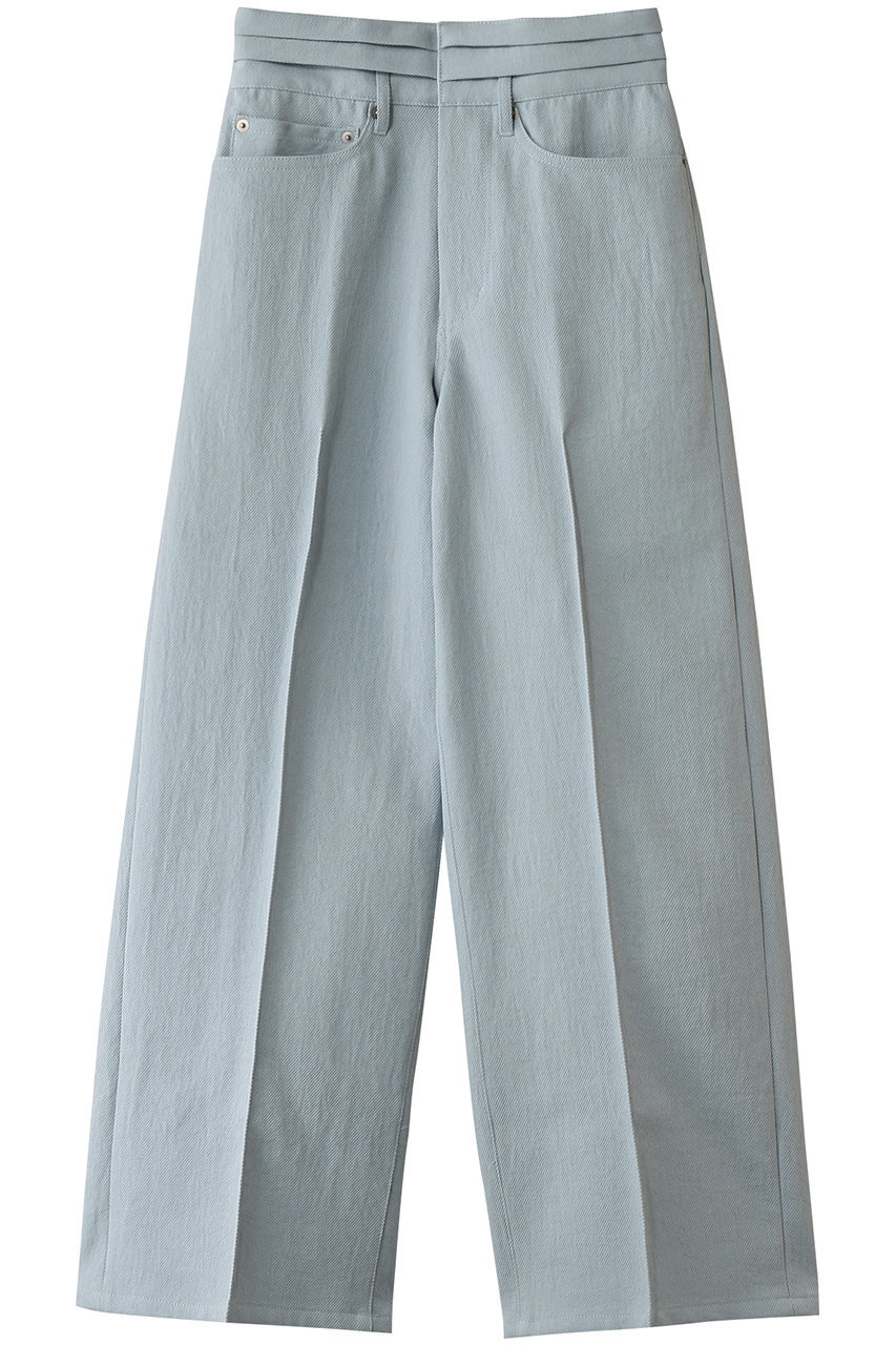 TEECHI エアータッチツイルワイドパンツ (ブルー, 36) ティーチ ELLE SHOP TEECHI エアータッチツイルワイドパンツ (ブルー, 36) ティーチ ELLE SHOP