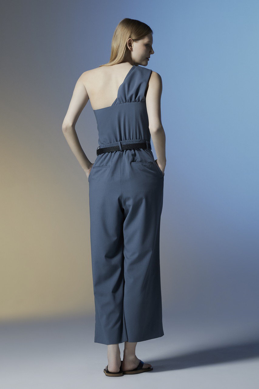 TEECHI ティーチ　ジャンプスーツ TEECHI(ティーチ)｜リボンショルダージャンプスーツ/ブルー の