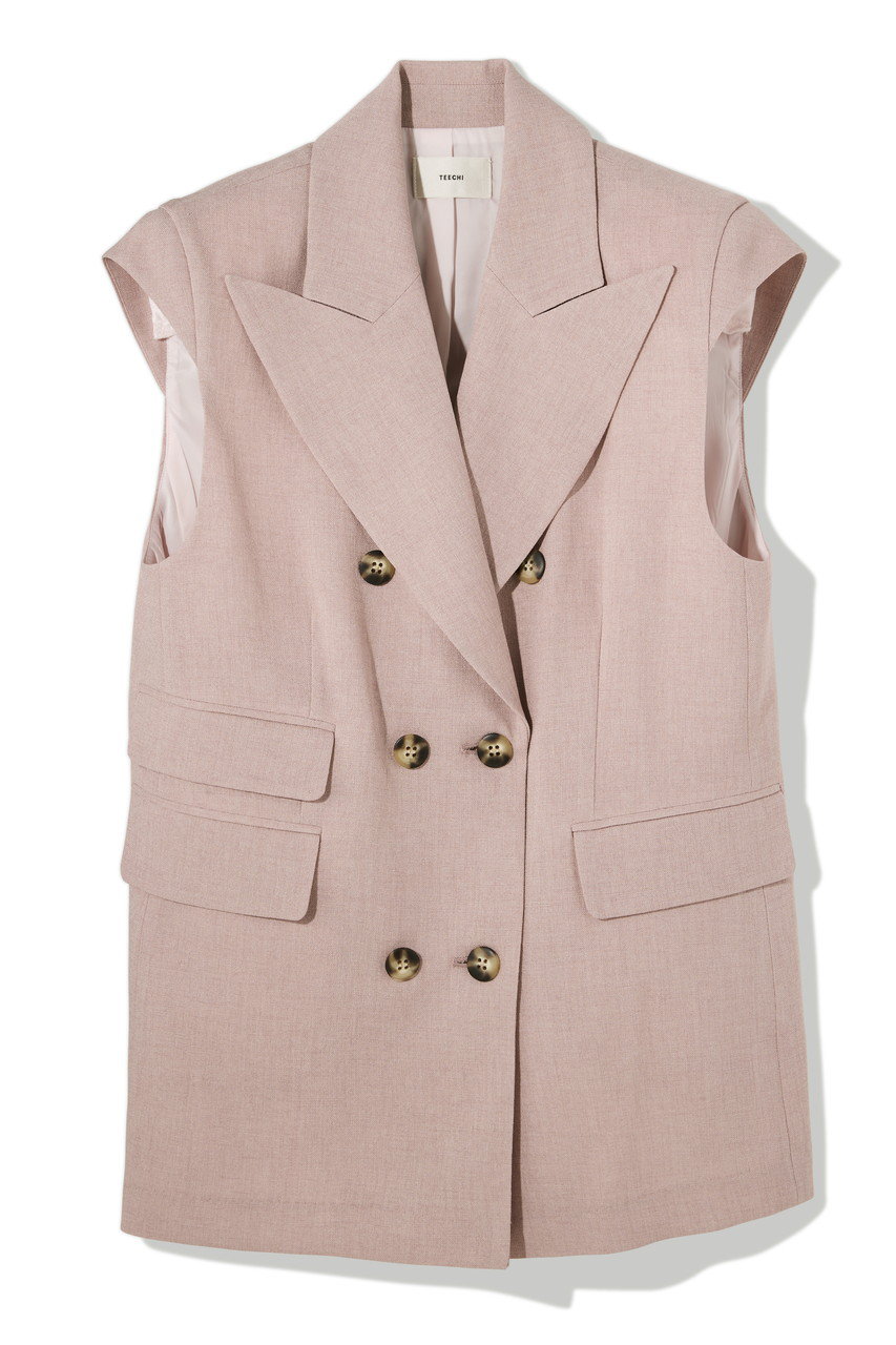 ピークドラペルノースリーブJK